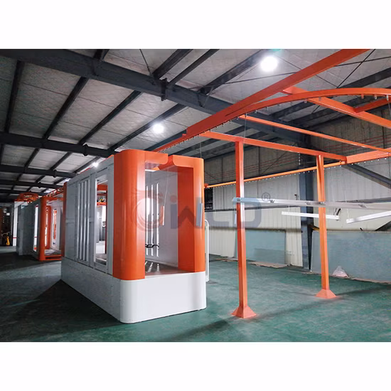 Komplette automatische Produktionslinie/-anlage für Pulverbeschichtungs- und Farbsprühförderer aus Aluminiumprofilen