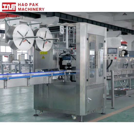 Automatische PVC-Hitze-Dampf-Schrumpfschlauch-Flaschenetikettierungs-Verpackungsmaschine